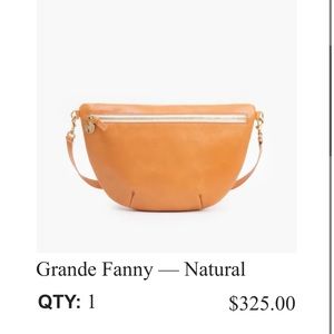 Clare V Grande Fanny Natural